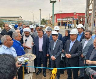 بازدید دکتر جعفر قادری رئیس و اعضای کمیسیون حمایت از تولید از پروژه احداث واحد کلر آلکالی پتروشیمی بندر امام خمینی (ره) خوزستان